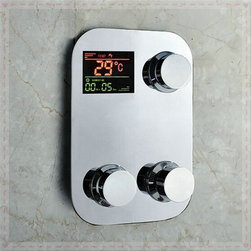 Juno Digital Thermostatic Temperature Sensitive 3 Way Shower Mixer Control Valve - Showerheads And Body Sprays