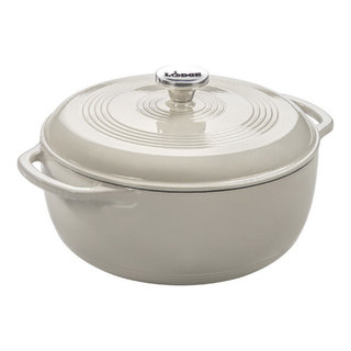 Lodge 7 Qt. Cast Iron Dutch Oven with Lid and Spiral Bail Handle