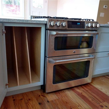 New Construction - Two-tone Custom Painted Kitchen Cabinets