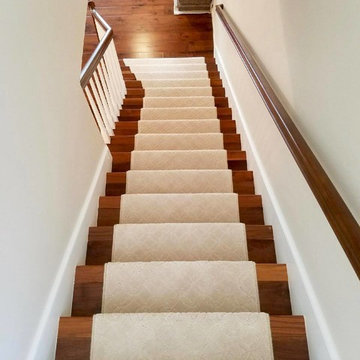 Beautiful Staircase Carpet Installation