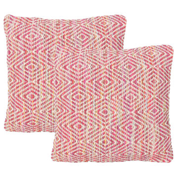 Fannie Boho Cotton Pillow Cover, Set of 2