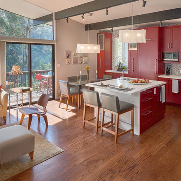 Mid-Century Kitchen - RED Again!