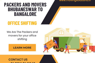 Packers and movers bhubaneswar to bangalore - Office shifting