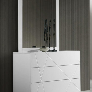 Naples Dresser and Mirror | White - $923.73