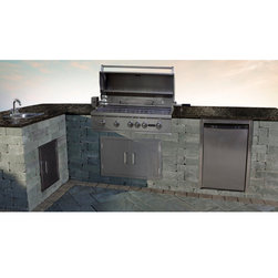 Olde English Wall Kitchen Kit - Landscaping Stones And Pavers