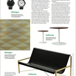 Dwell Magazine, May 2015 - Outdoor Benches
