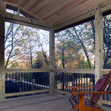 Pressure treated deck in Kansas City