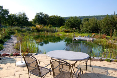 Design ideas for a country pool in Stuttgart.