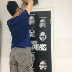 Customized "Star Wars troopers" Bomb Shelter Door Art - Home Accessories & Decor