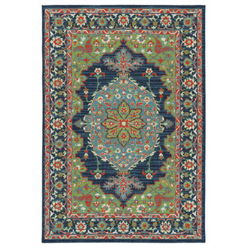 Kaleen Sunice Collection Collection Rug, Lime Green 2'5"x3'9"