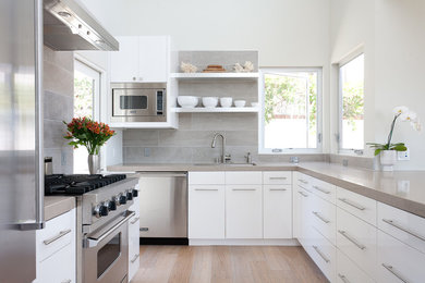 Trendy kitchen photo in Orange County