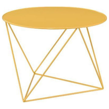 Ergode Accent Table Yellow Finish