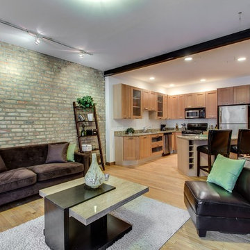 Urban Condo with Exposed Brick | Chicago, IL
