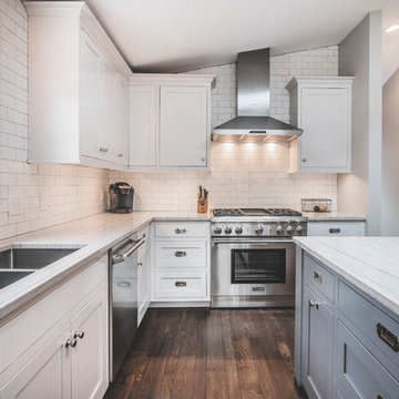 Upper Arlington countertops- contract work done by The Bellepoint Company