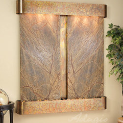 The Cottonwood Falls - Wall Mounted Water Features - Indoor Fountains
