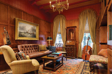 This is an example of a traditional living room in New York.