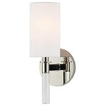 Hudson Valley Lighting - Hudson Valley Lighting 6311-PN Wylie - One Light Wall Sconce - Wylie One Light Wall Polished Nickel *UL Approved: YES Energy Star Qualified: YES ADA Certified: n/a  *Number of Lights: Lamp: 1-*Wattage:60w Candelabra bulb(s) *Bulb Included:No *Bulb Type:Candelabra *Finish Type:Polished Nickel