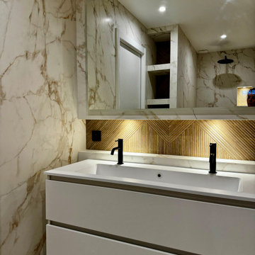 Création d'une Salle de Douche dans une chambre parentale