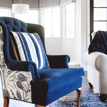 Eclectic Transitional Family Room