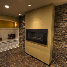 Basement Fireplace