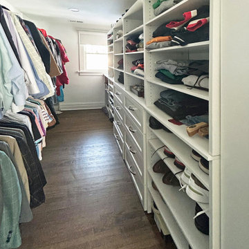Heritage Reimagined: Walk-In Closet with Organized Storage