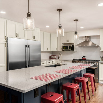 Two-Tone Kitchen Remodel Done With New Cabinets