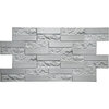 Grey Cement Brick 3D Wall Panels, Set of 5, Covers 26.4 Sq Ft