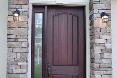 Inspiration for a contemporary entryway remodel in Tampa
