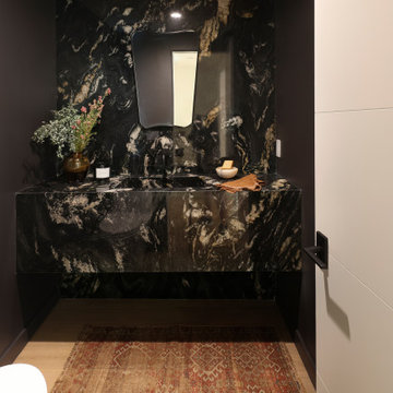Huntington Beach - Sleek Powder Room