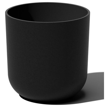 Pure Series Kona Planter, Black, 15 Inches, 1 Pack