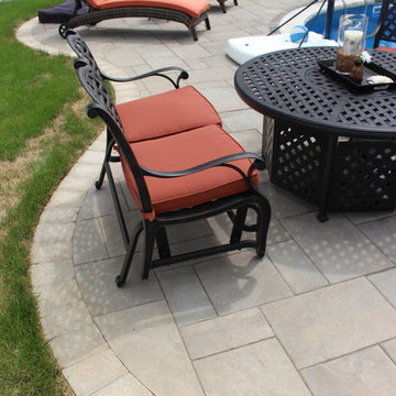 Swimming Pool Patio & Waterfall in Massapequa, NY