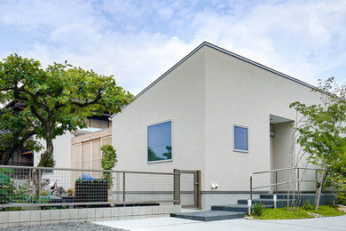 名古屋にある北欧スタイルのおしゃれな家の外観の写真