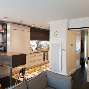 Open plan kitchen living room