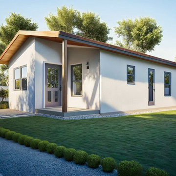 600 SF ADU with Walk-In Closet