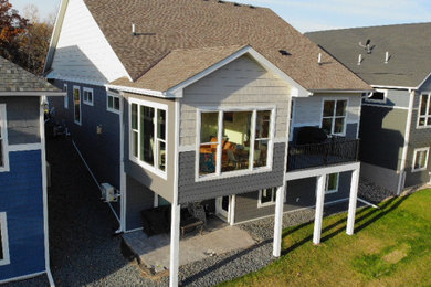 Inspiration for a craftsman exterior home remodel in Minneapolis