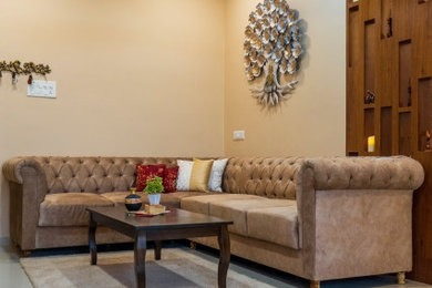 Inspiration for an asian living room remodel in Other
