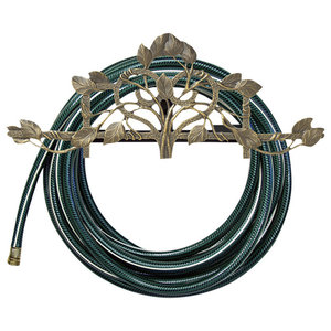 Antique Style Decorative Swivel Wall Mount Hose Reel Bronze
