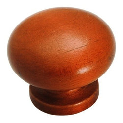 Amerock Hardware Knobs and Allison Oversized Knob in Cherry Maple BP880MA4 - Cabinet And Drawer Knobs