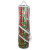 30" White and Transparent Christmas Gift Wrap Organizer Bag With Handles