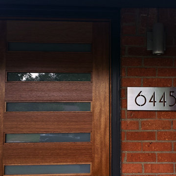 modern house numbers -  plaques