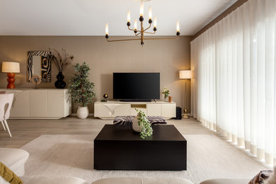 Living room - modern living room idea in Other