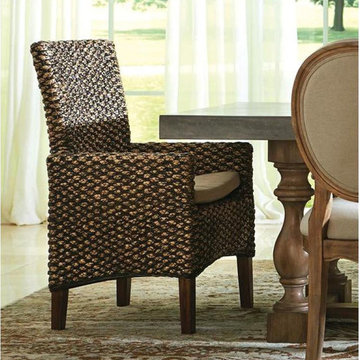 Riverside Mix N Match Woven Arm Chair in Hazelnut - Set of 2