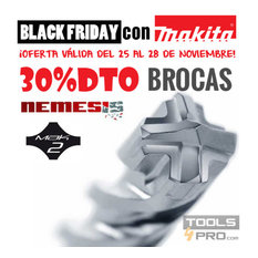 30% de descuento en brocas Makita Nemesis y Mak2.