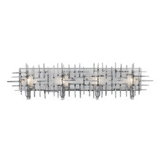 Spike 4 Light Bathroom Vanity Light, 4, Havana Steel
