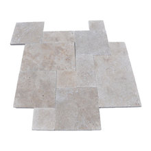 Travertine porch
