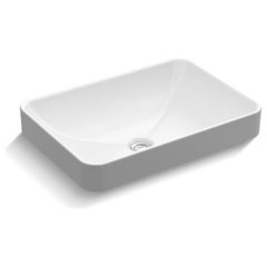 VIGO Wisteria 23" L X 14" W Matte Stone Oval Vessel Bathroom Sink In White With Amada Faucet And Pop Up Drain In Matte Black