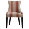 Imperial Stripe Dining Chair, Bourbon