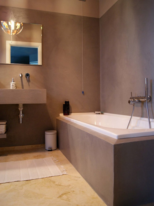 Pavimenti e pareti in resina per il bagno Pavimenti in resina toscana