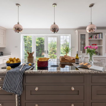 Traditional Shaker, Beaded In-frame Kitchen & Bootility. Lindfield, West Sussex.