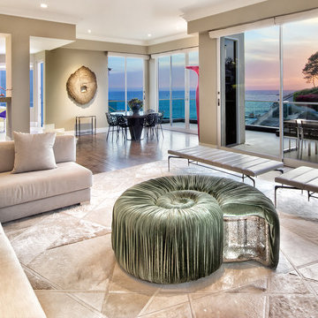 Contemporary Seaside Living Room